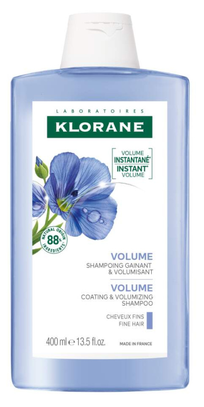Klorane Len Bio šampon pro jemné a zplihlé vlasy 400 ml