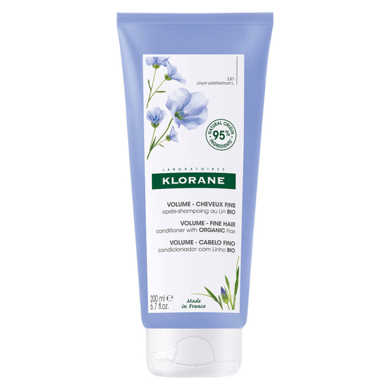 Klorane Len kondicionér pro jemné a zplihlé vlasy 200 ml
