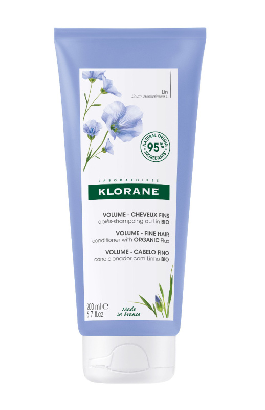 Klorane Len kondicionér pro jemné a zplihlé vlasy 200 ml