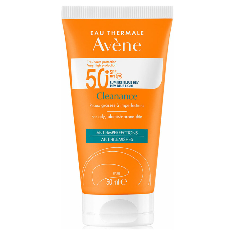 Avène Cleanance sluneční ochrana pleti se sklonem k akné SPF 50+ 50 ml