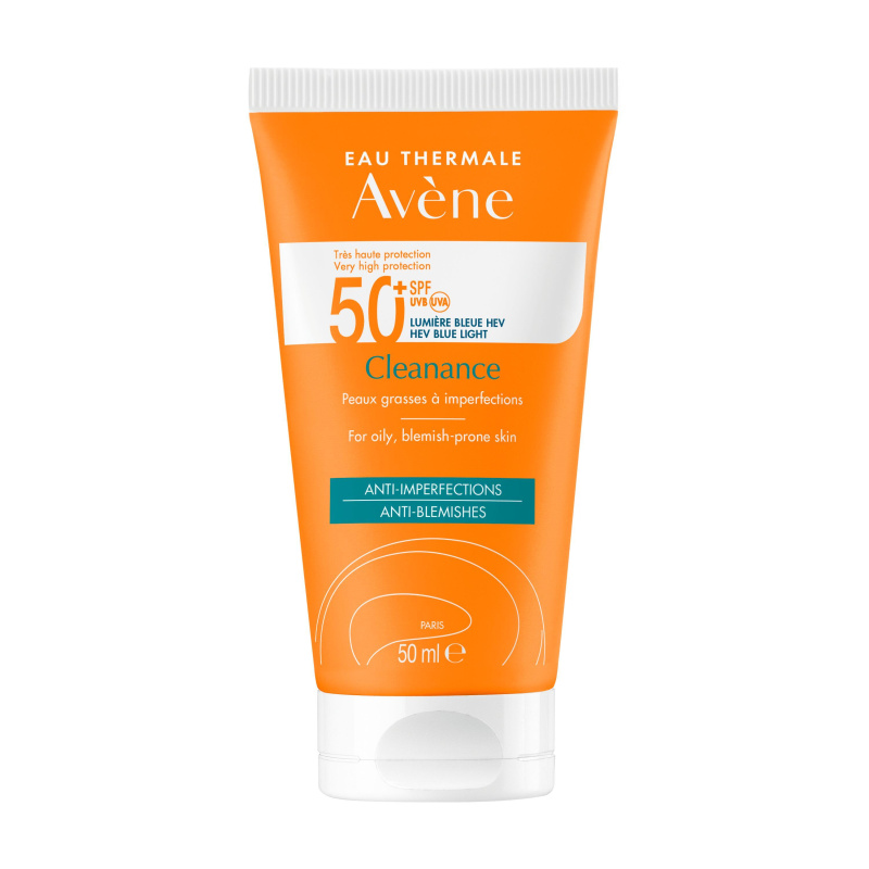 Avène Cleanance sluneční ochrana pleti se sklonem k akné SPF 50+ 50 ml
