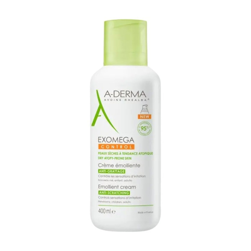 A-Derma Exomega Control Emollient Cream tělový krém pro velmi suchou citlivou a atopickou pokožku 400 ml
