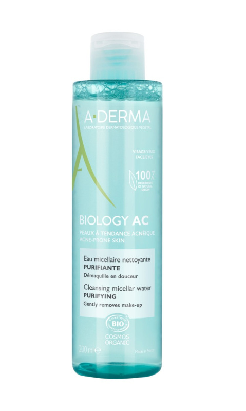 A-Derma Biology AC čisticí micelární voda 200 ml