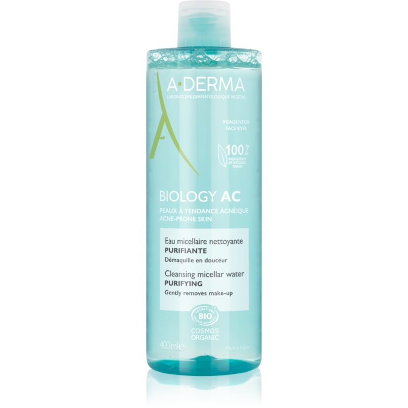 A-Derma Biology AC čisticí micelární voda 400 ml