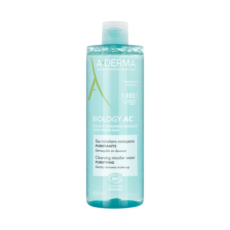 A-Derma Biology AC čisticí micelární voda 400 ml