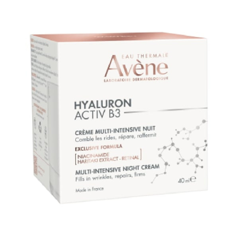 Avène Hyaluron Activ B3 Multi-Intensive Night Cream intenzivní noční krém proti vráskám 40 ml