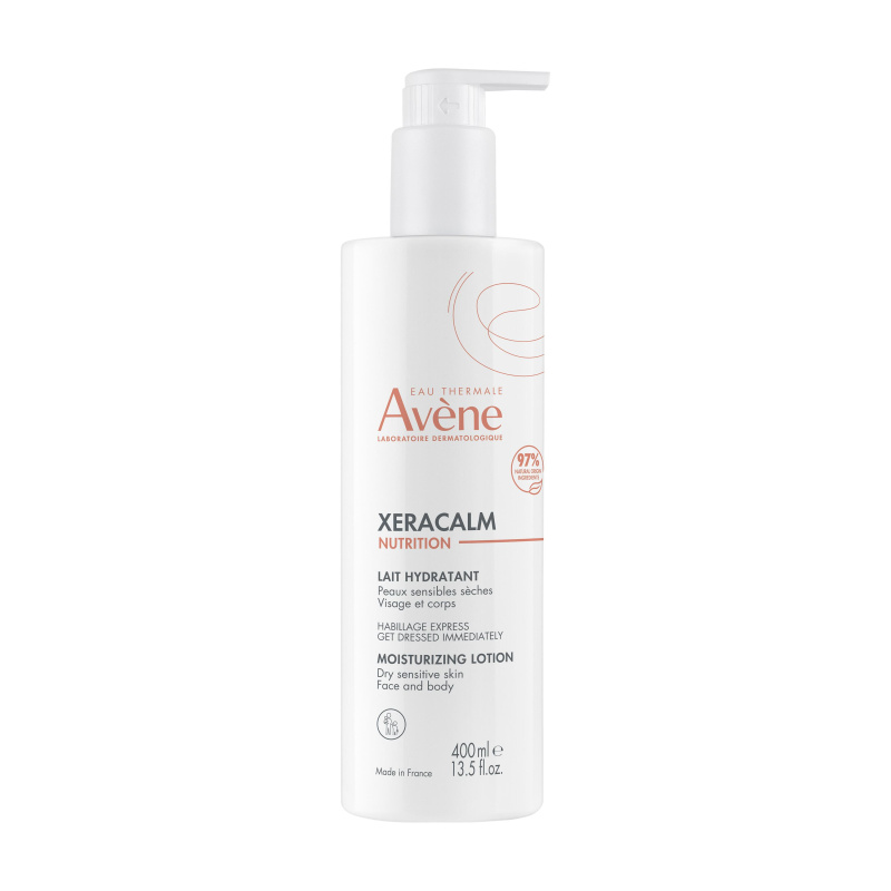 Avène XeraCalm Nutrition hydratační mléko na tělo a obličej pro velmi suchou pokožku 400 ml