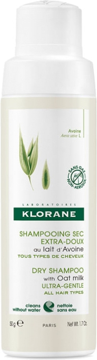 Klorane Oves suchý šampon bez aerosolu pro všechny typy vlasů 50 g