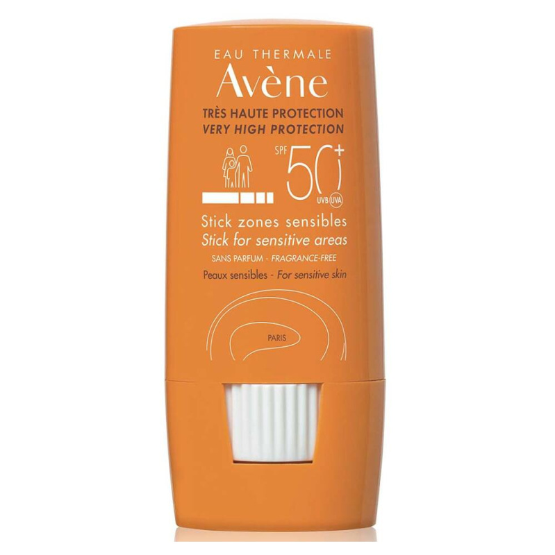 Avène Sun Stick for Sensitive Areas tyčinka na citlivá místa SPF 50+ 8 g