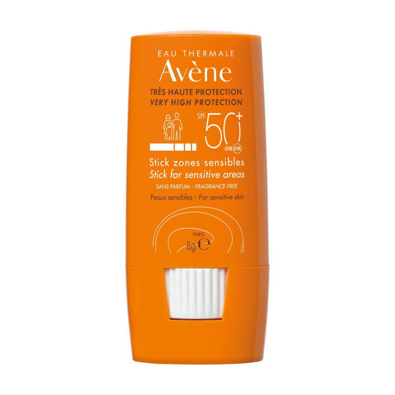 Avène Sun Stick for Sensitive Areas tyčinka na citlivá místa SPF 50+ 8 g