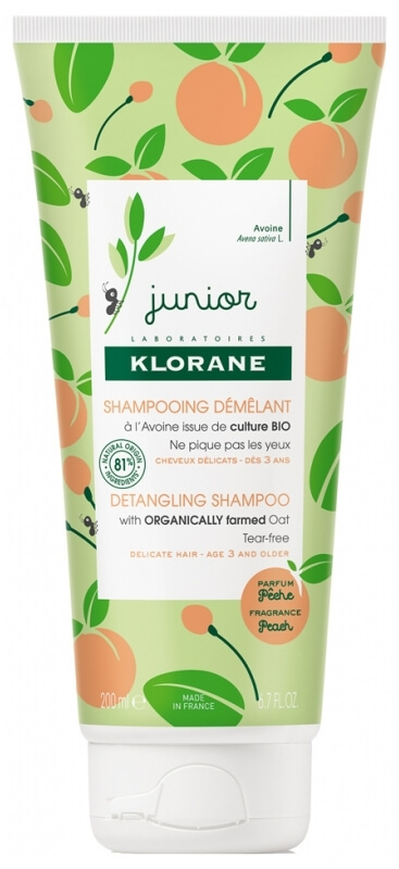 Klorane Junior dětský šampon pro jemné vlasy 200 ml