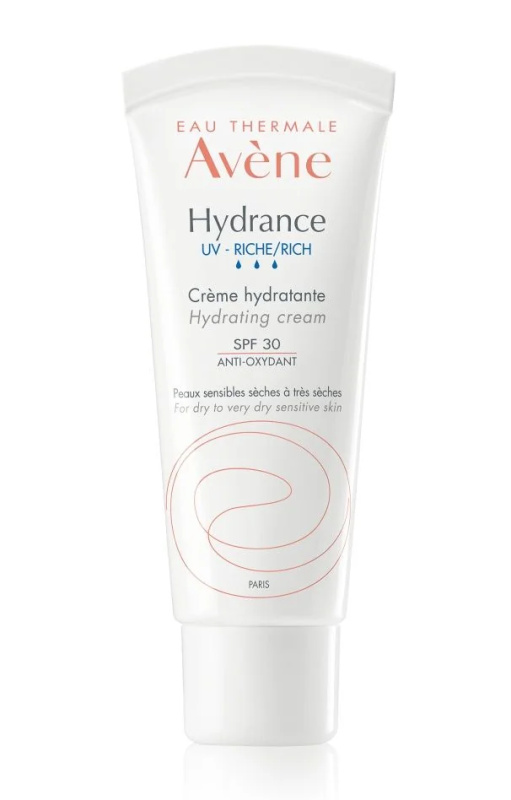 Avène Hydrance UV Rich Hydrating Cream hydratační krém pro citlivou pleť SPF 30 40 ml