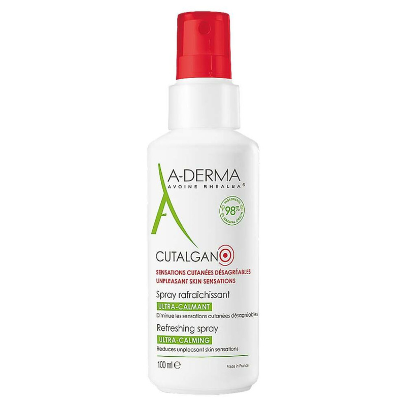 A-Derma Cutalgan Refreshing Spray zklidňující sprej proti podráždění a svědění pokožky 100 ml