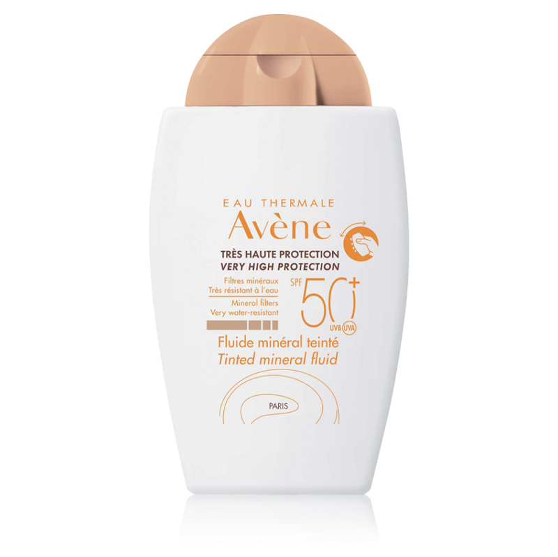 Avène Sun Mineral Fluid Tinted ochranná péče proti slunečnímu záření SPF 50+ 40 ml
