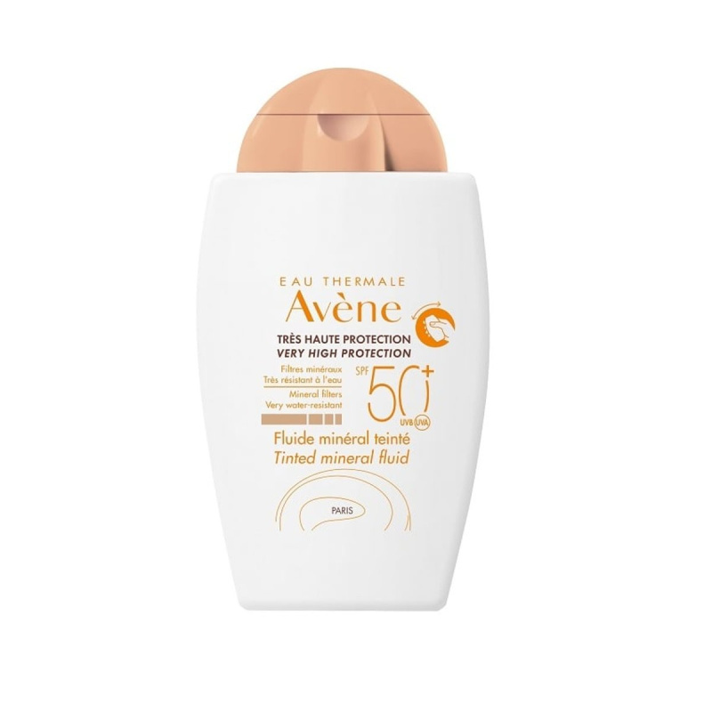 Avène Sun Mineral Fluid Tinted ochranná péče proti slunečnímu záření SPF 50+ 40 ml