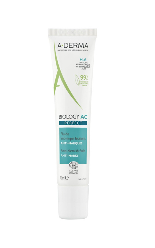 A-Derma Biology AC Perfect fluid pro smíšenou až mastnou pokožku 40 ml
