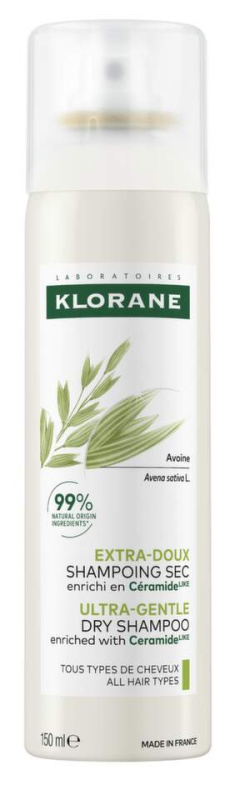Klorane Oves jemný suchý šampon s ceramidy 150 ml