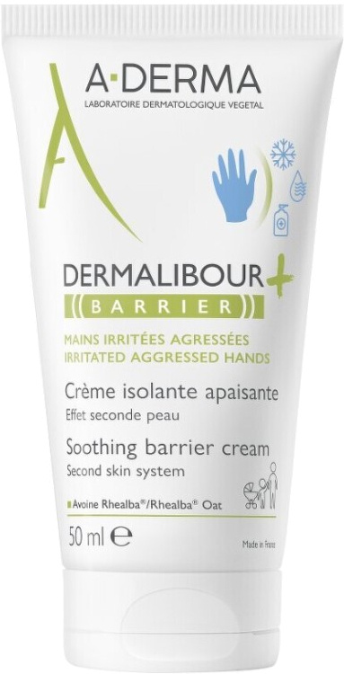 A-Derma Dermalibour+ Barrier zklidňující krém pro ochranu pokožky 50 ml