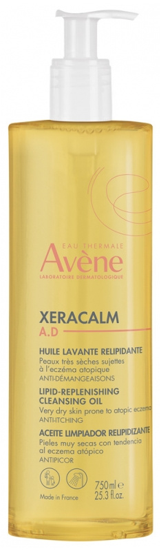 AVENE XeraCalm A.D Relipidační mycí olej 750ml