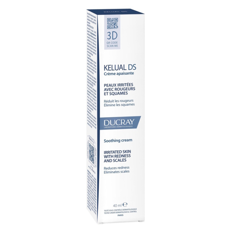 Ducray Kelual DS Soothing Cream zklidňující krém pro suchou a podrážděnou pleť 40 ml