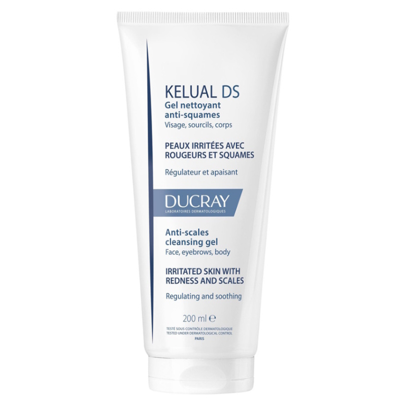 Ducray Kelual DS Anti-Scales Cleansing Gel čisticí gel pro šupinatou a podrážděnou pokožku 200 ml