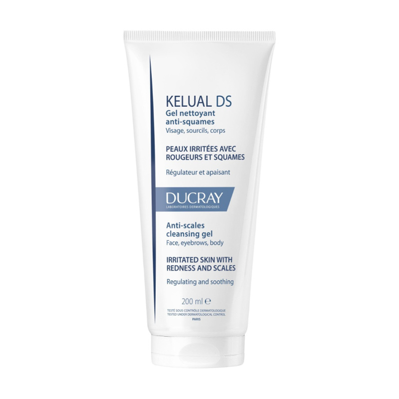 Ducray Kelual DS Anti-Scales Cleansing Gel čisticí gel pro šupinatou a podrážděnou pokožku 200 ml