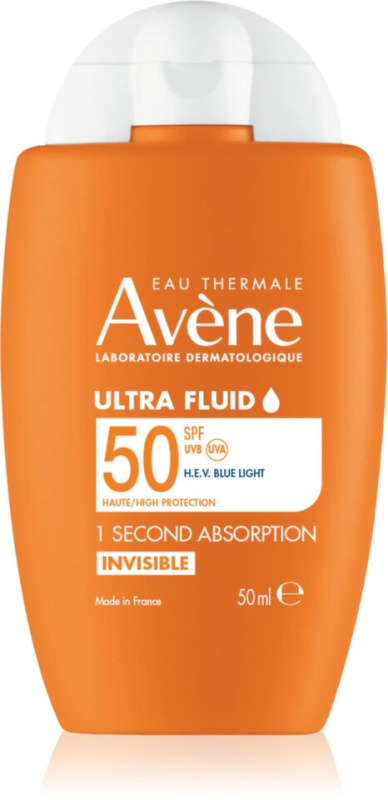 Avène Sun Ultra Fluid Invisible lehký ochranný fluid SPF 50 50 ml