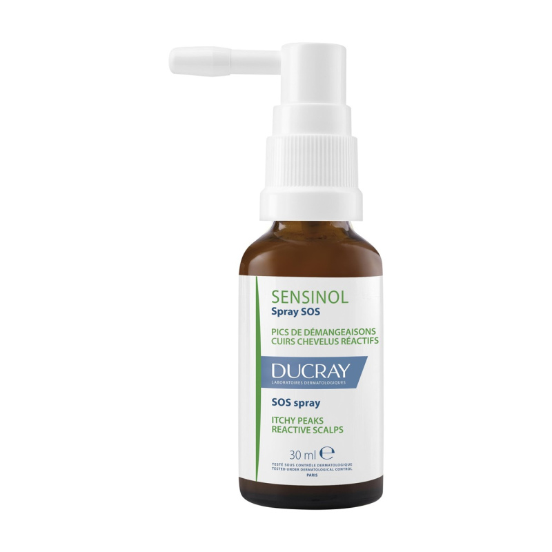 Ducray Sensinol SOS spray zklidňující sprej proti podráždení a svědění vlasové pokožky 30 ml