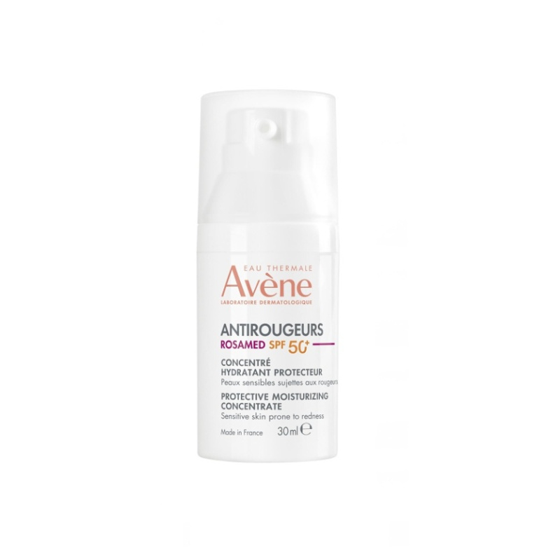 Avène Antirougeurs Rosamed Protective Moisturizing Concentrate koncentrovaná péče proti začervenání pleti SPF 50+ 30 ml