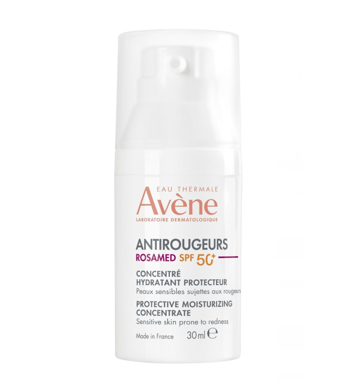 Avène Antirougeurs Rosamed Protective Moisturizing Concentrate koncentrovaná péče proti začervenání pleti SPF 50+ 30 ml