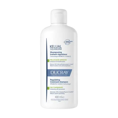 Ducray Kelual Squanorm Regulating Treatment Shampoo Oily Dandruff šampon proti mastným lupům 400 ml