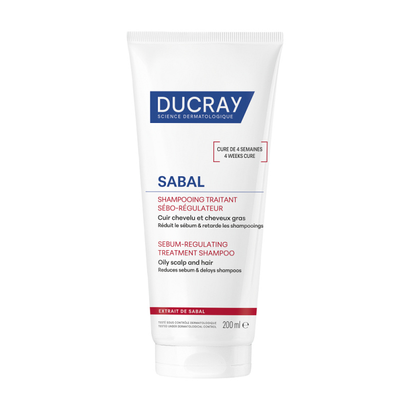 DUCRAY Sabal Šampon regulující tvorbu mazu 200 ml