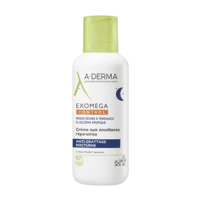A-Derma Exomega Control Repairing Emollient Night Cream regenerační noční krém proti škrábání 400 ml