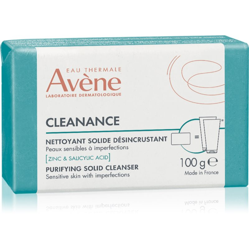 Avène Cleanance Purifying Solid Cleanser dermatologická mycí kostka pro mastnou pleť se sklonem k akné 100 g