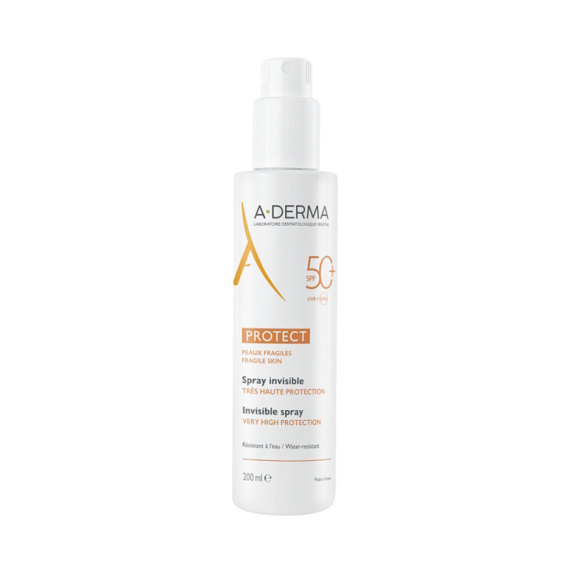 A-Derma Protect Spray ochranné mléko ve spreji SPF 50+ 200 ml