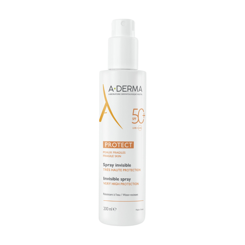 A-Derma Protect Spray ochranné mléko ve spreji SPF 50+ 200 ml