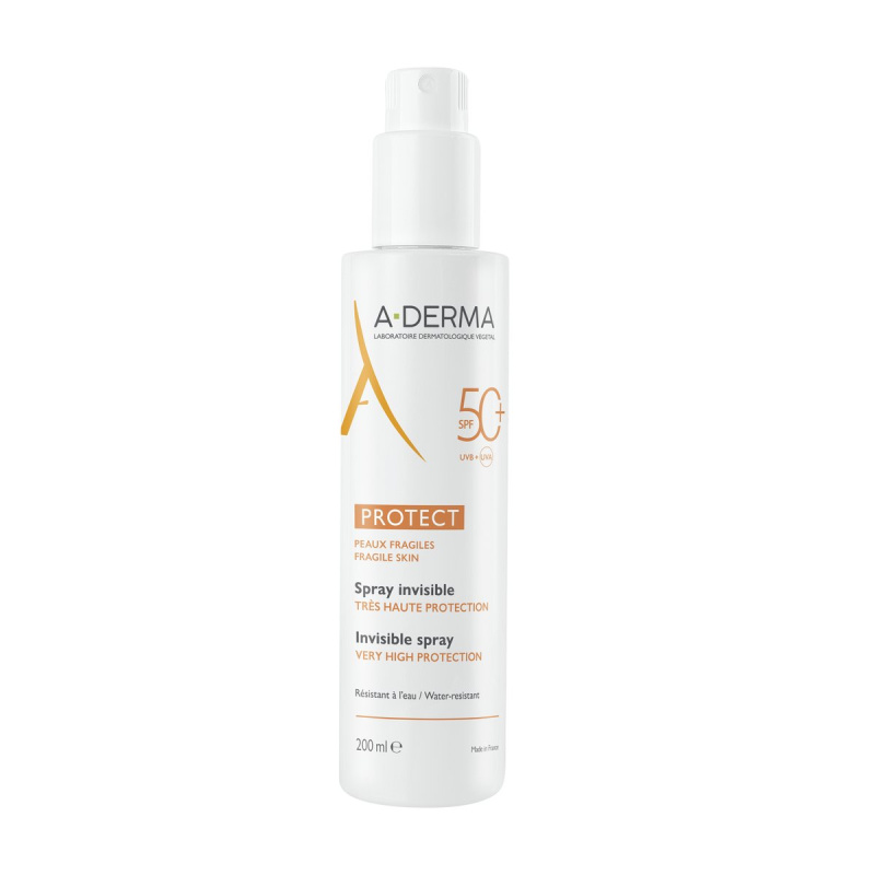 A-Derma Protect Spray ochranné mléko ve spreji SPF 50+ 200 ml