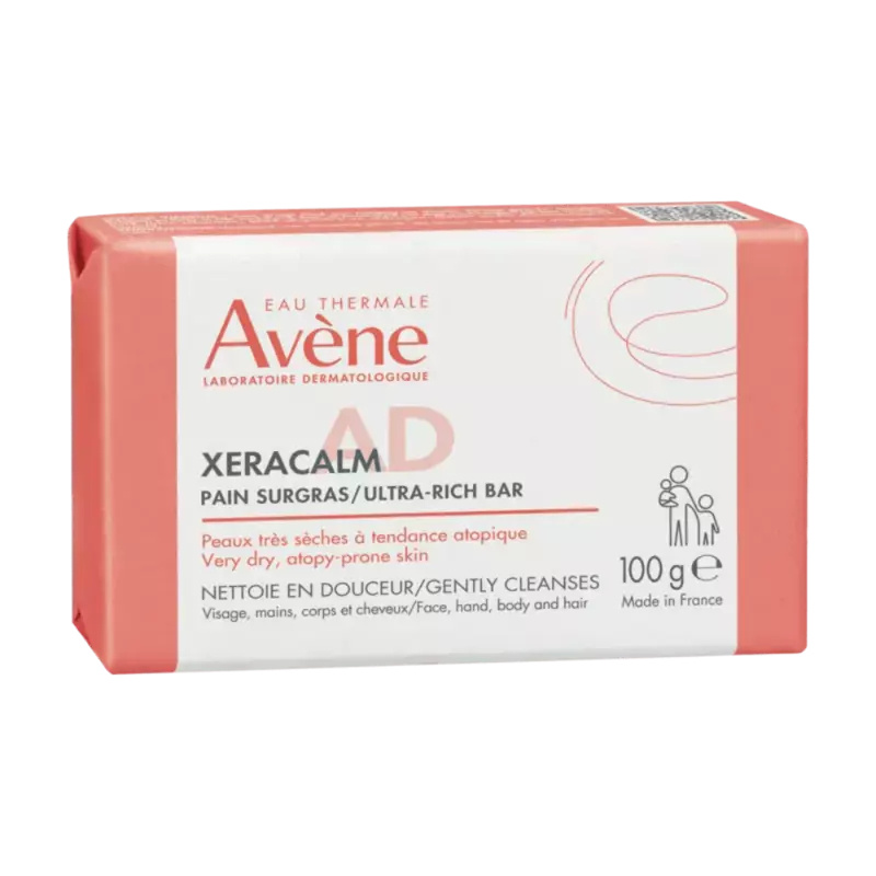 AVENE XeraCalm A.D Ultra vyživuj.mycí kostka 100g