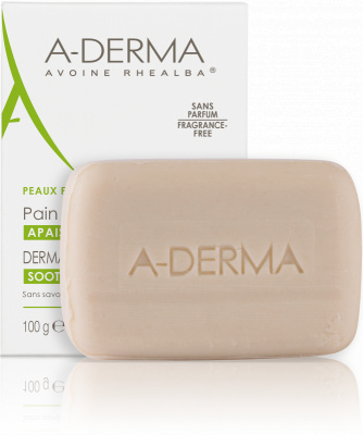 A-Derma Essentials Dermatological Bar dermatologická mycí kostka pro citlivou a podrážděnou pokožku 100 g