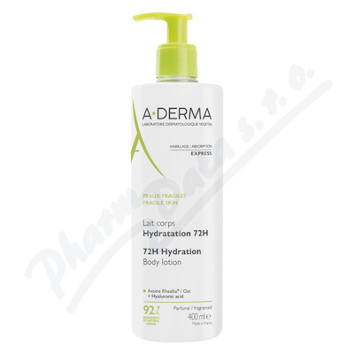 A-Derma Essentials Body Lotion 24h Hydration hydratační tělové mléko 400 ml