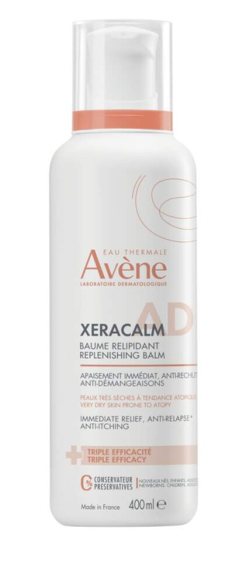 Avène XeraCalm A.D. Lipid-Replenishing Balm relipidační balzám pro velmi suchou citlivou a atopickou pokožku 400 ml