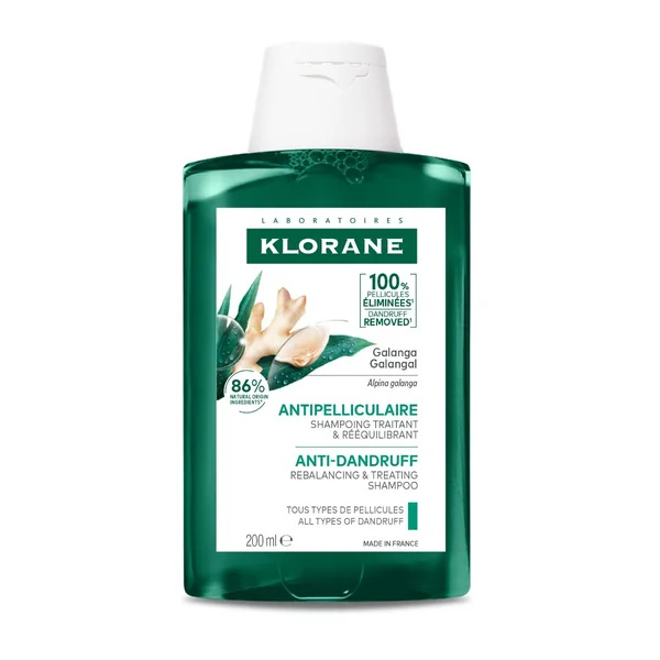 KLORANE Šampon proti lupům s galangalem 200ml