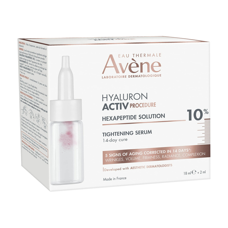 Avène Hyaluron Activ Procedure Tightening Serum - 10% Hexapeptide Solution protivráskové sérum s liftingovým efektem 18 ml