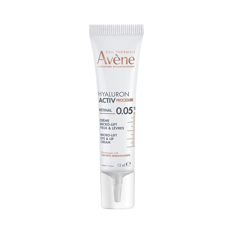 Avène Hyaluron Activ Procedure Micro-Lift Eye & Lip Cream 0.05% Retinal Mikro-liftingový krém na oči a rty s retinalem 0,05 % 15 ml