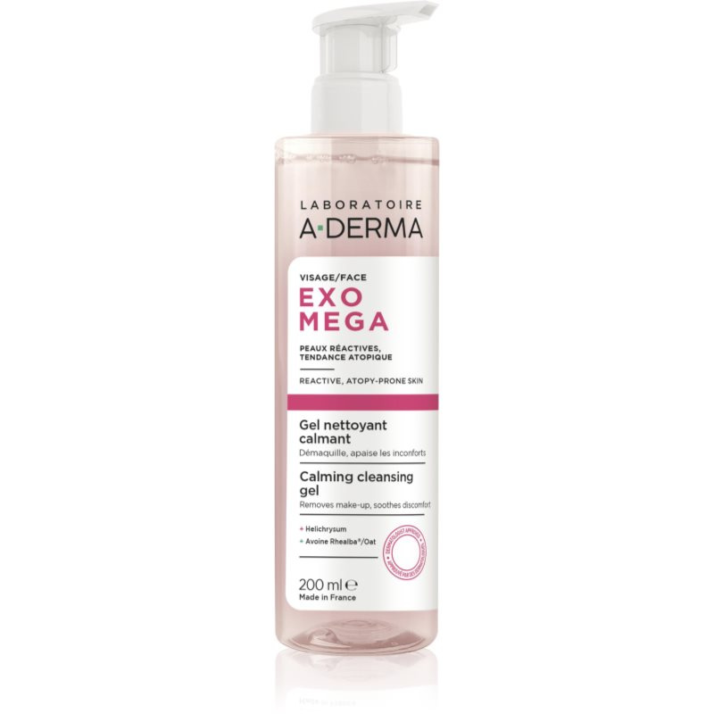 A-Derma Exomega Zklidňující čisticí gel 200 ml