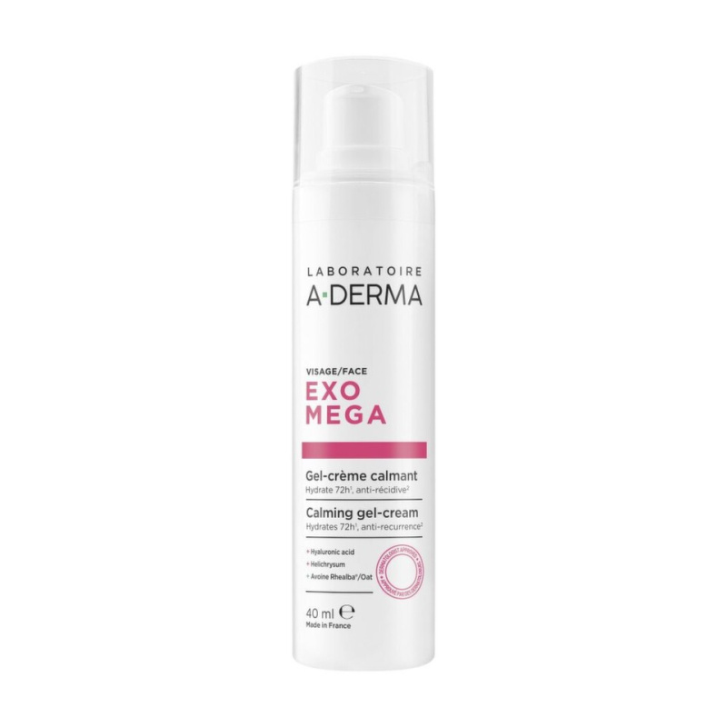 A-Derma Exomega Calming Gel-Cream hydratační a zklidňující gel krém 40 ml