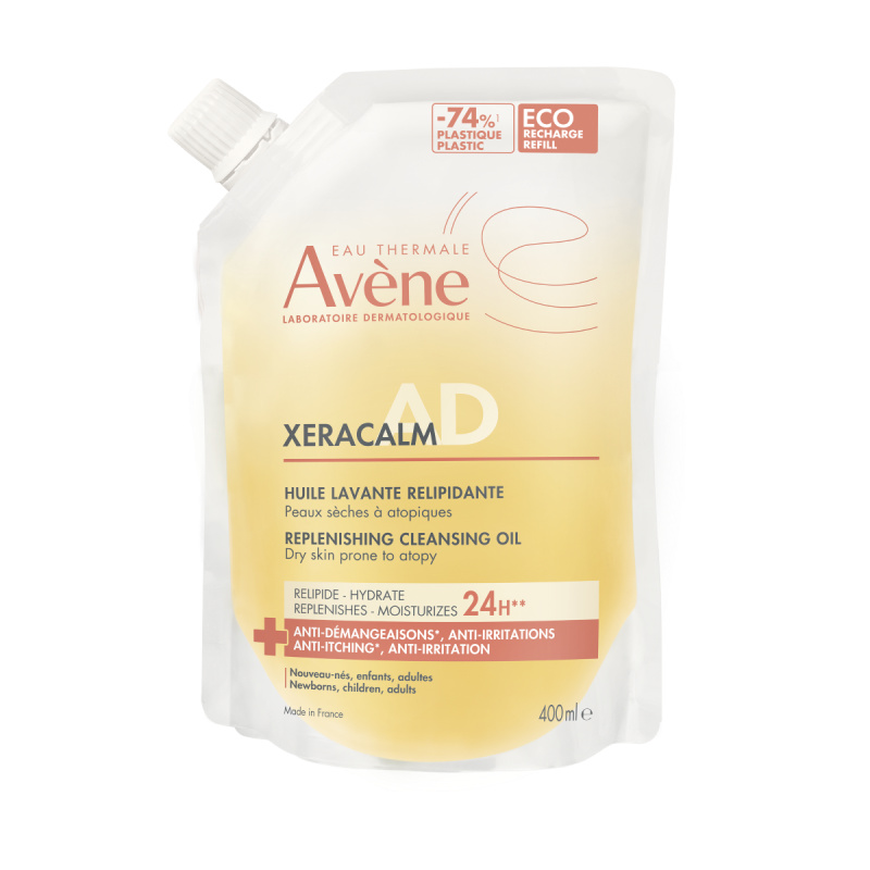 Avène Xeracalm AD relipidační mycí olej náplň 400 ml