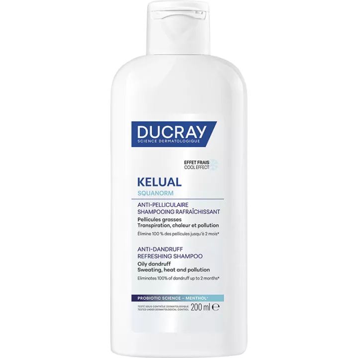 Ducray Šampon proti mastným lupům Squanorm Refreshing Shampoo 200 ml