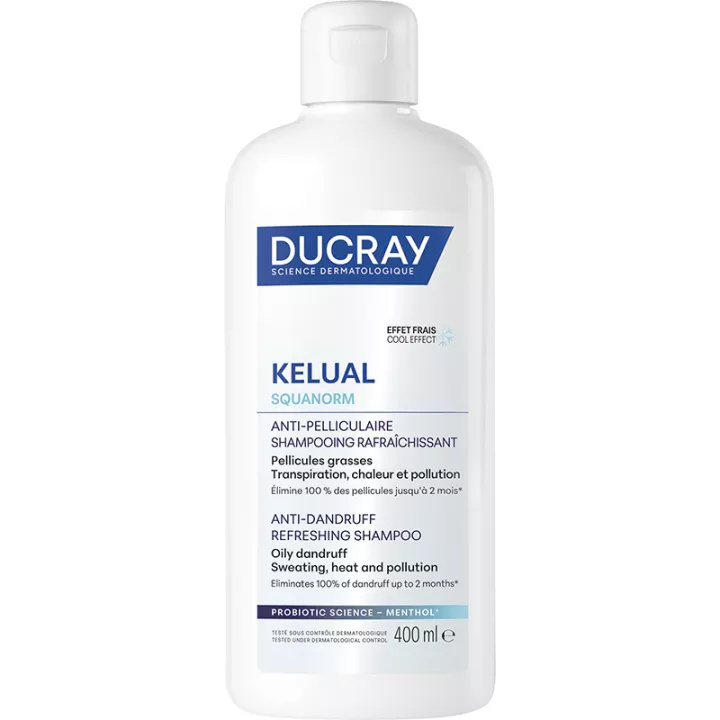 Ducray Šampon proti mastným lupům Squanorm Refreshing Shampoo 400 ml