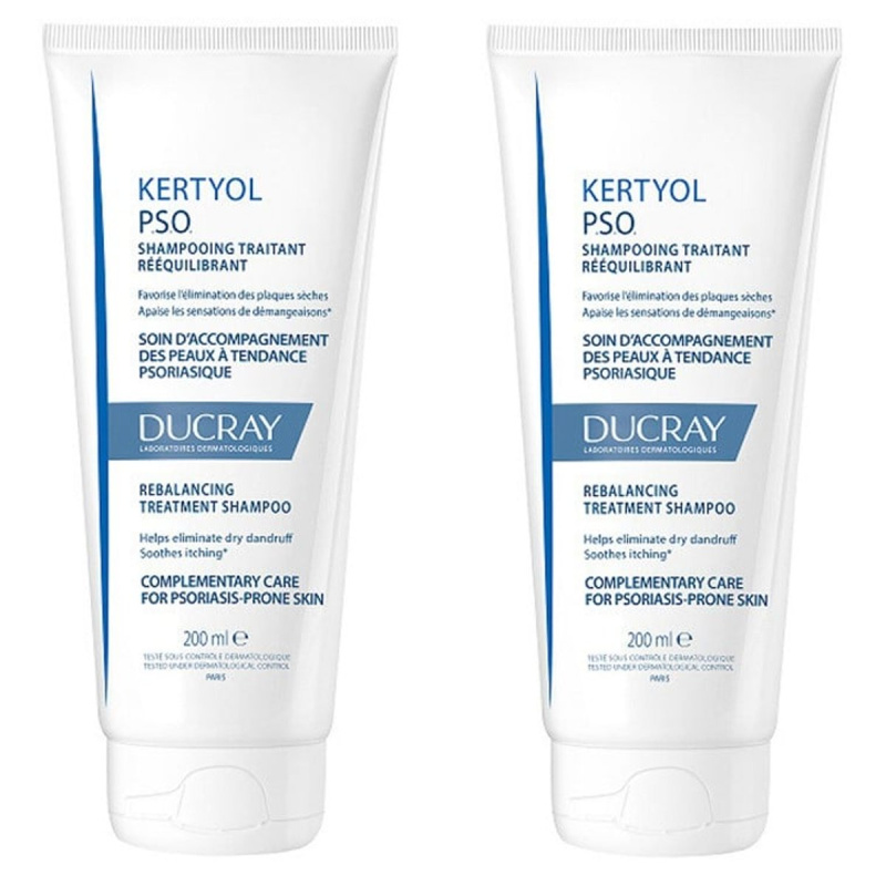 DUCRAY Kertyol PSO Keratoredukční šampon 2x200ml DUO